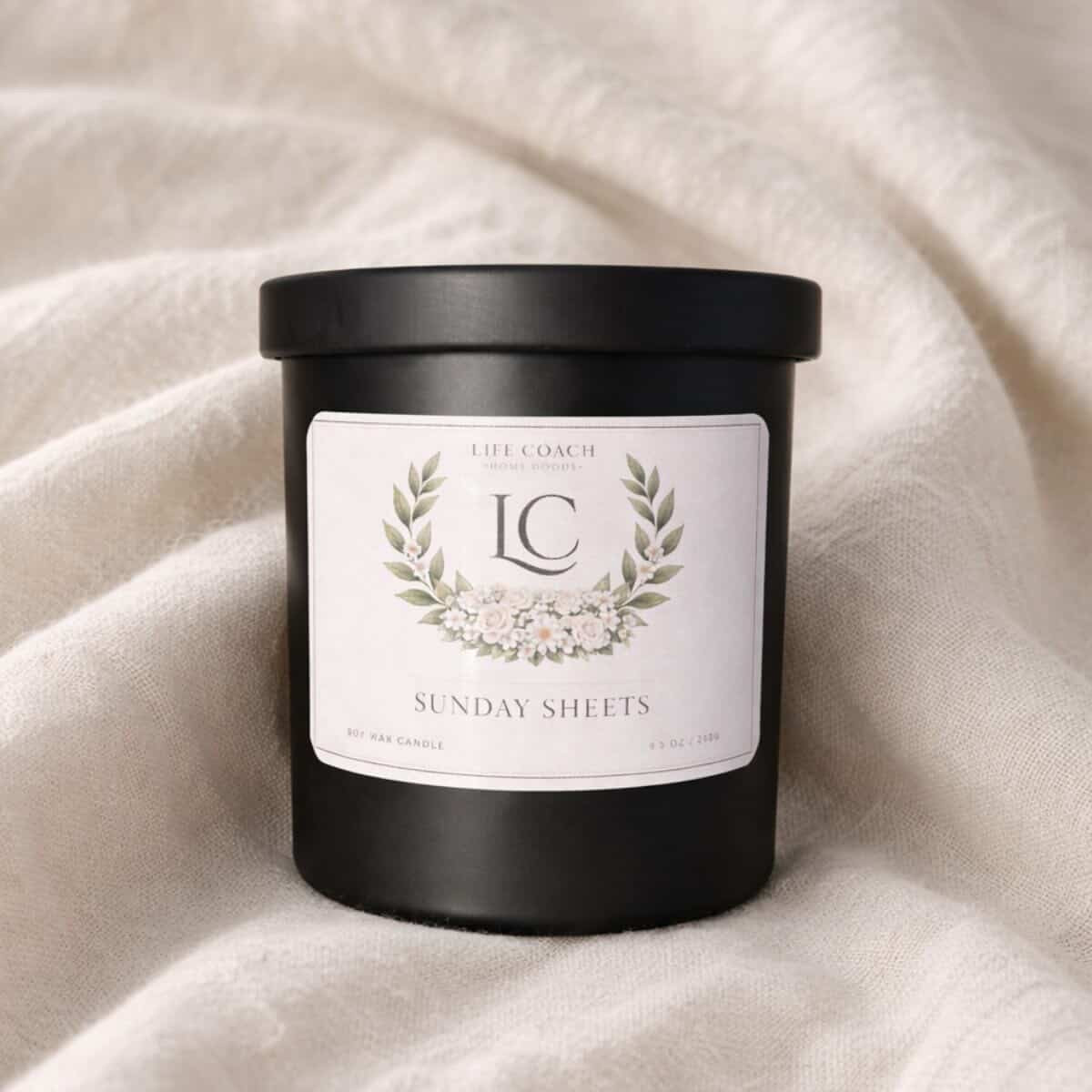 Sunday Sheets Candle